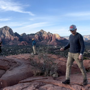 Sedona vortexes → dowsing